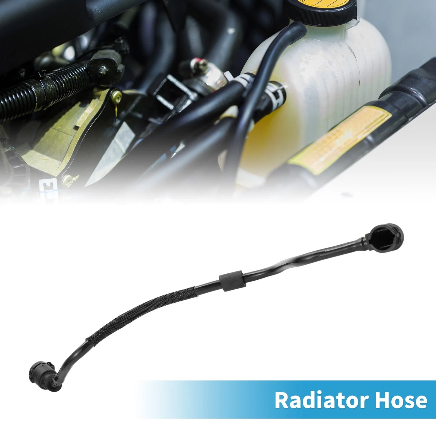 Radiator Hose for BMW 740i 2016-2019 Plastic Black 1 x Piece