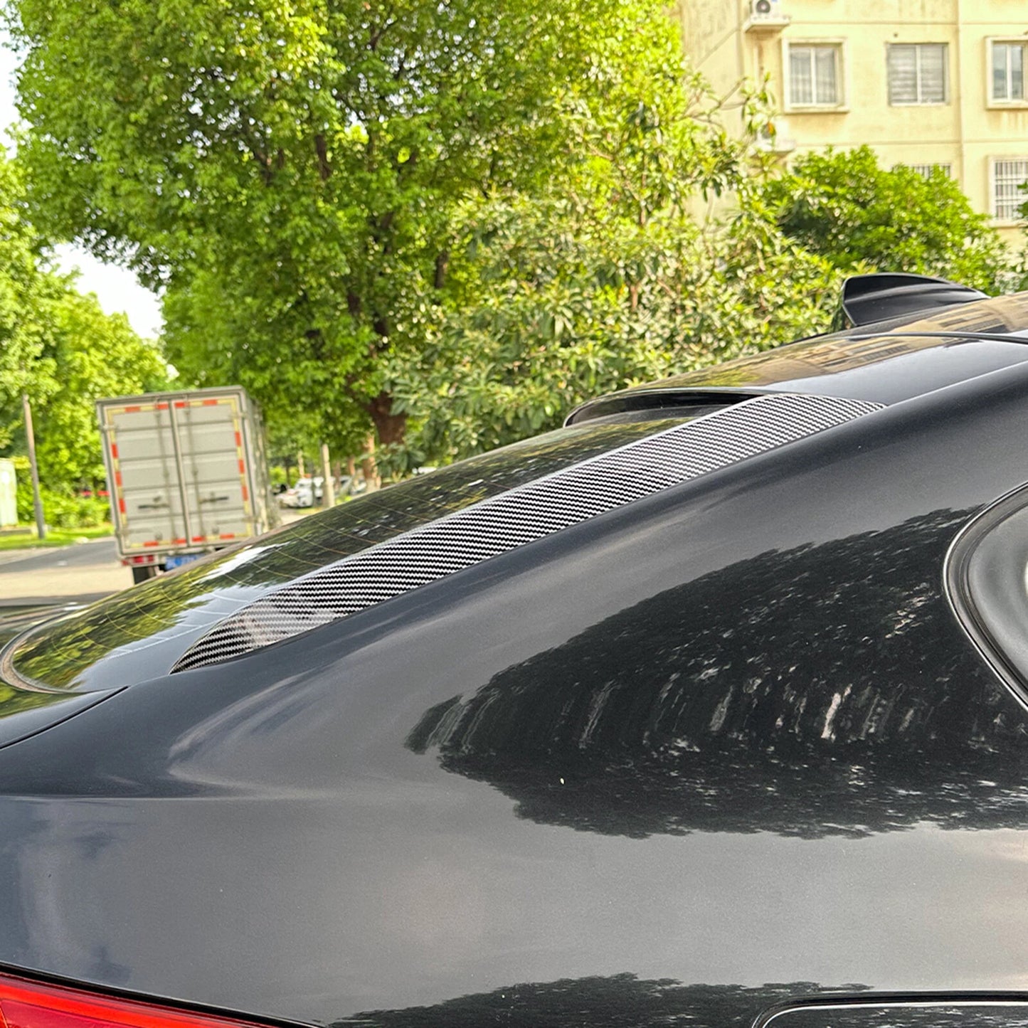 Rear Window Side Spoiler Lip for BMW X6 E71 (2008-2014)