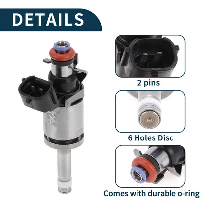Fuel Injector for Mazda 2 2.0 (2017) 1 Pc Black