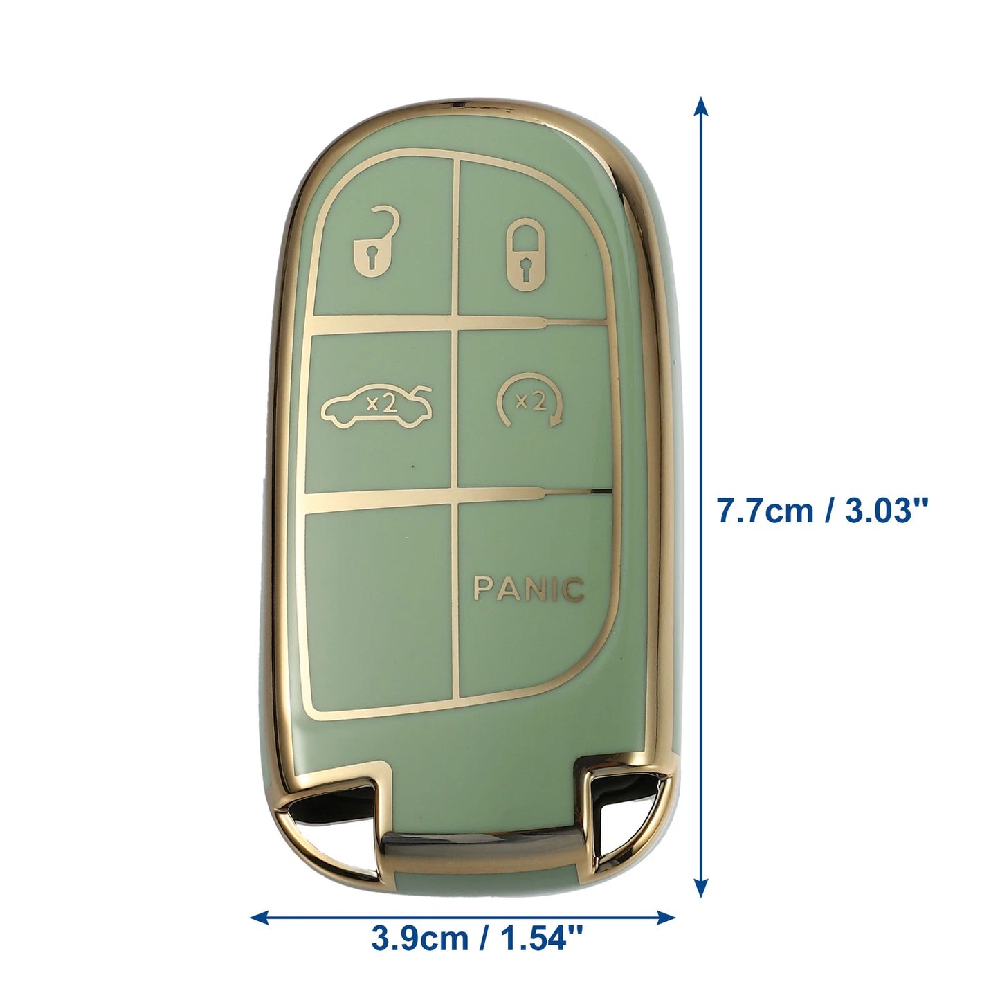 TPU 5-Button Keyless Entry Remote Cover for Dodge Charger Challenger Dart