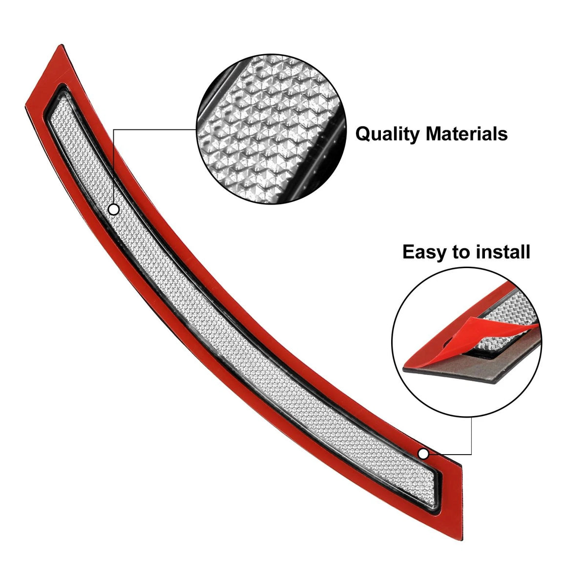 Car Front Bumper Reflector for BMW F15 F85 White