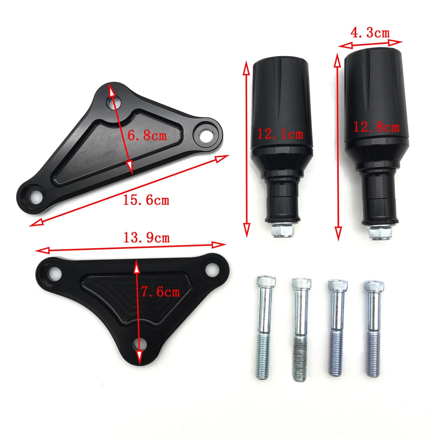 Frame Sliders Crash Protectors for SUZUKI KATANA (2019-2022)