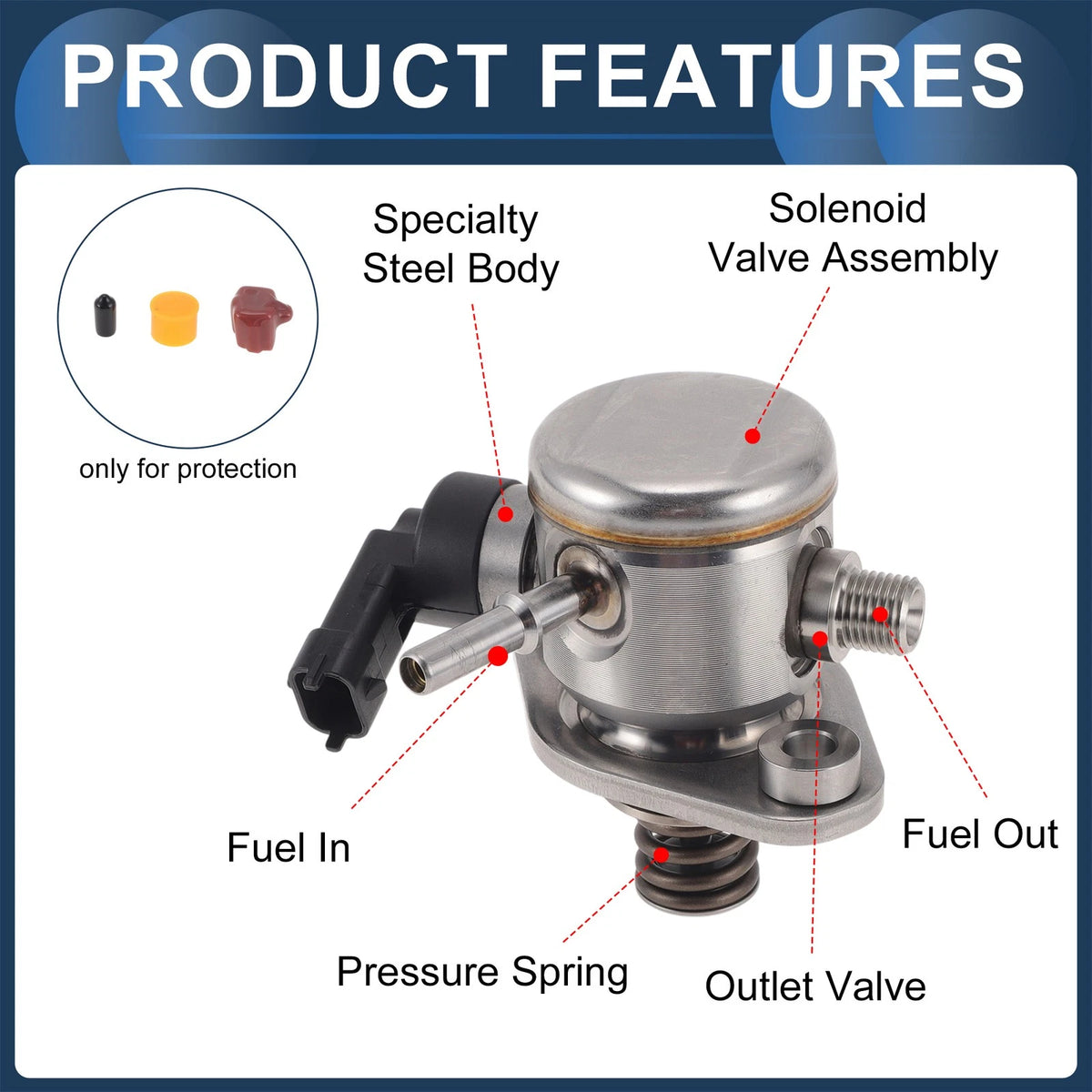 High Pressure Fuel Pump for Subaru Forester WRX 2014-2018 2.0L