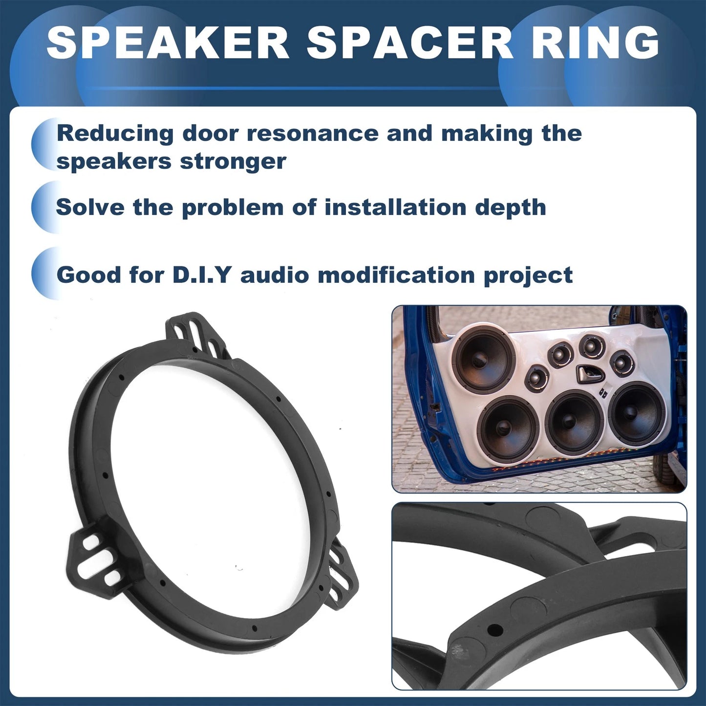 Tweeter Speaker Spacer Adapter for Ford Fiesta (2011-2019)
