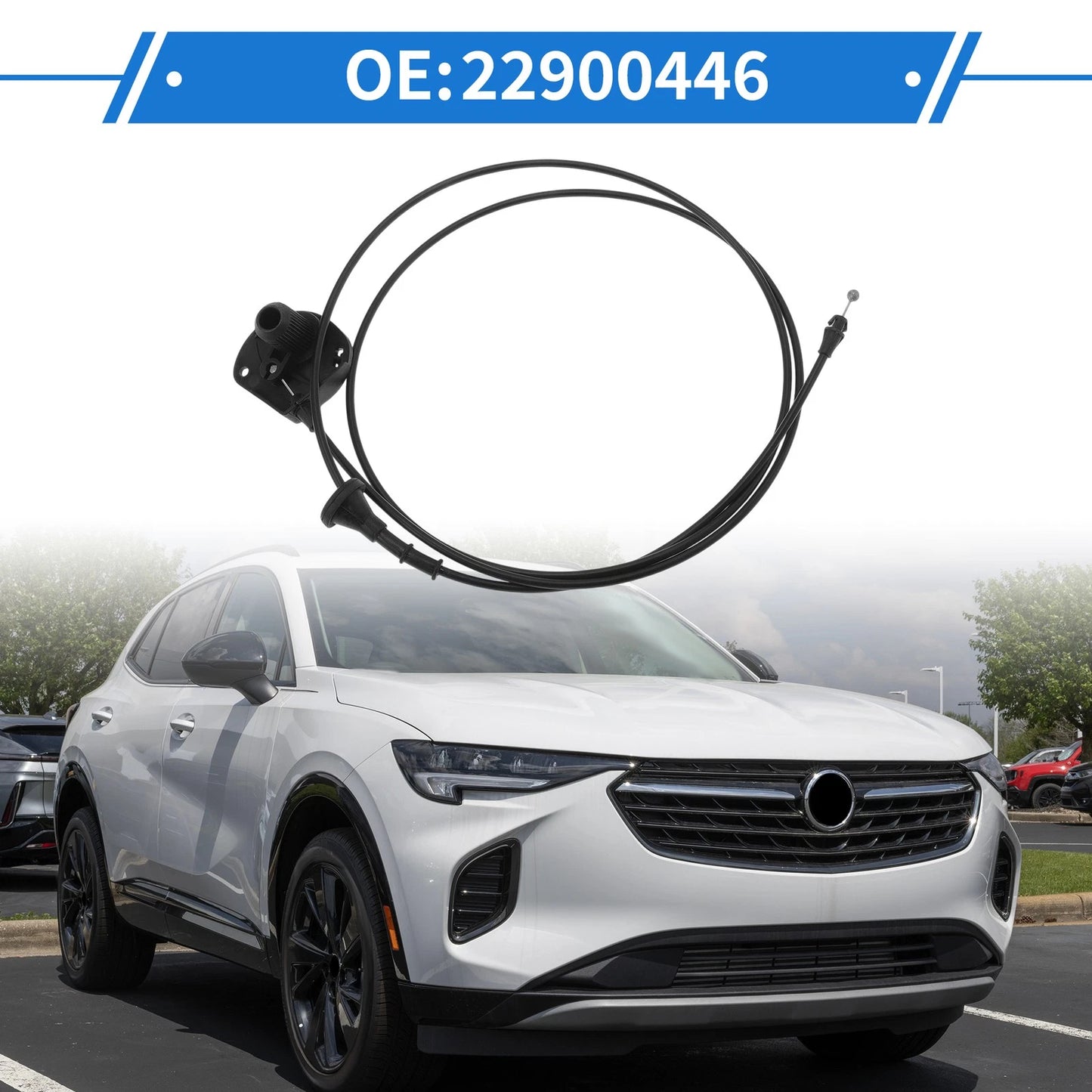 Hood Latch Release Cable for Buick Envision (2016–2020)