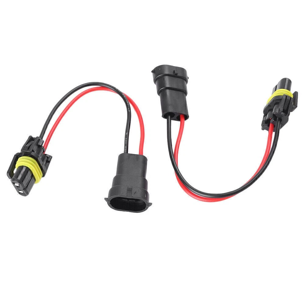 9006 to H8 H11 Fog Light Conversion Wire Harness Socket Adapter for Make & Model