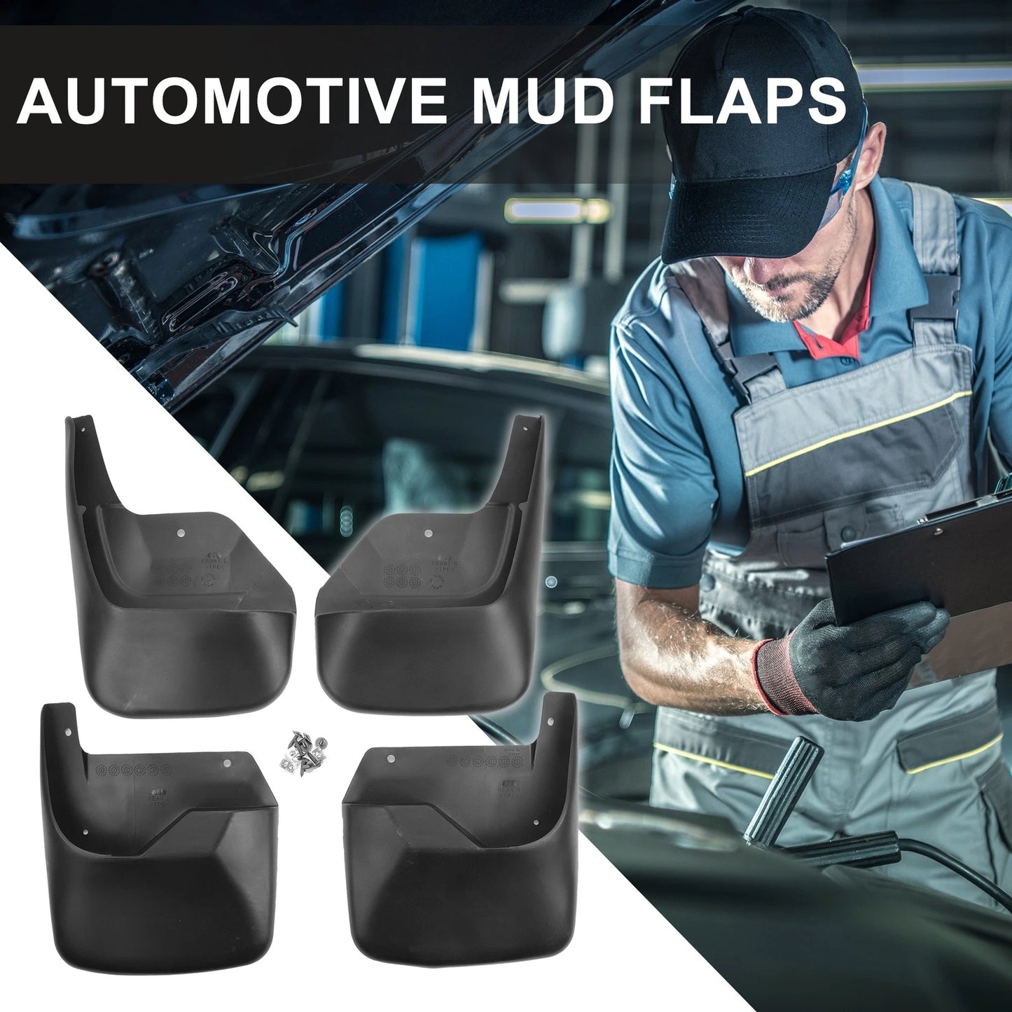 Mud Guard Front & Rear Side Splash Guards for GMC Envoy (2002 - 2009)