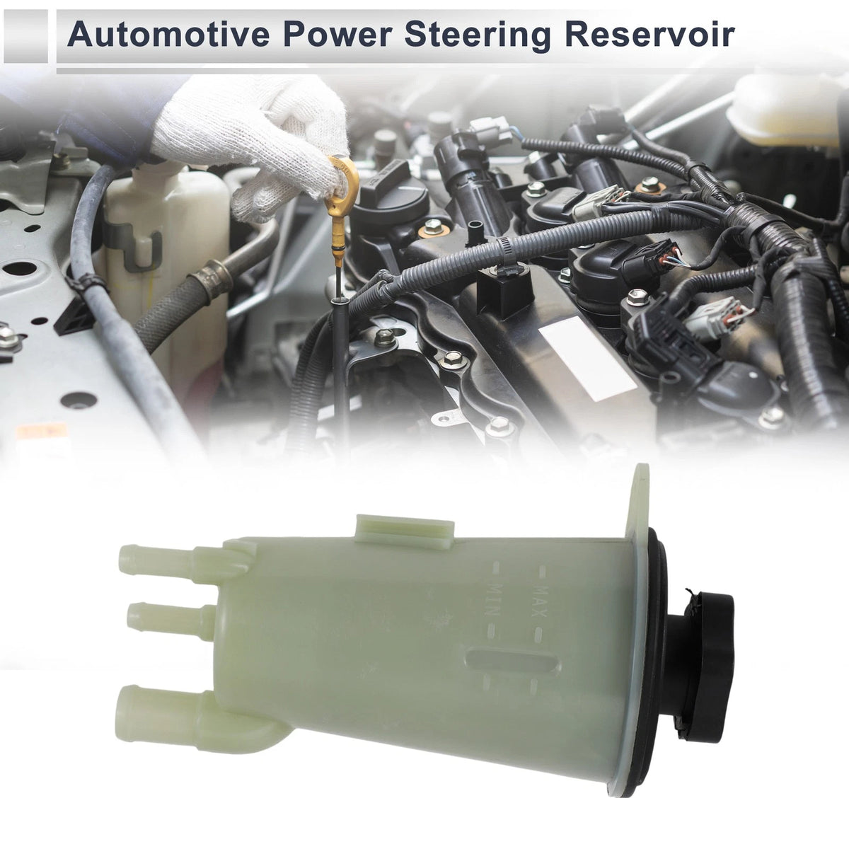 Power Steering Reservoir for Ford F-250 Super Duty (2011-2016) 1pc