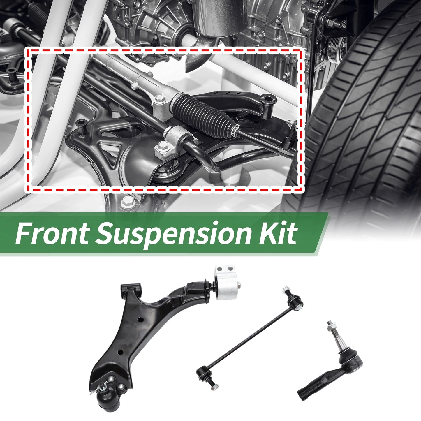 6 x Front Suspension Kit Control Arm for Chevrolet Equinox