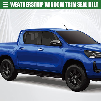 Front Right Door Window Belt Weatherstrip for Toyota Hilux (2005–2014)
