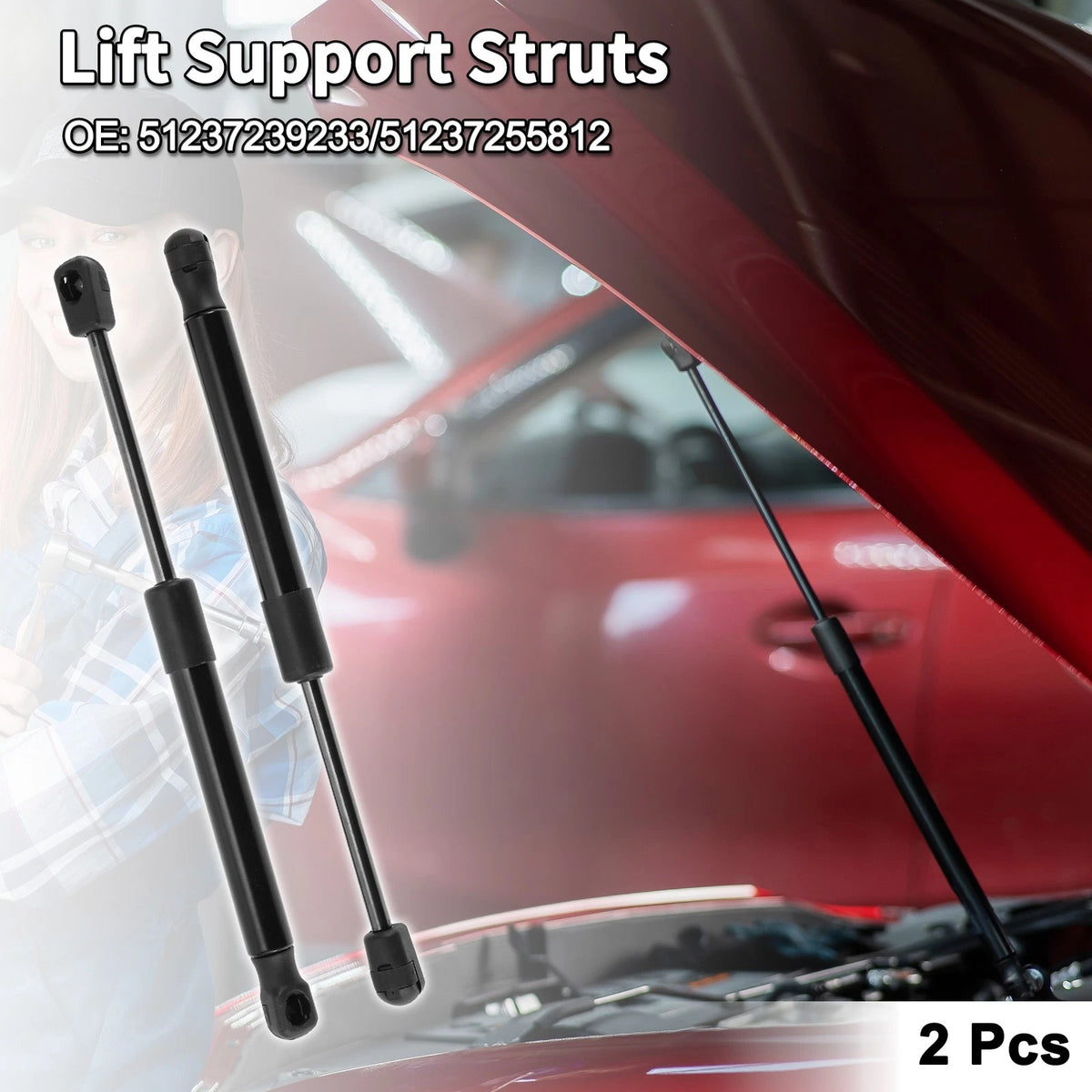 Hood Lift Supports Struts for BMW 1/2/3/4 Series (2012-2020)