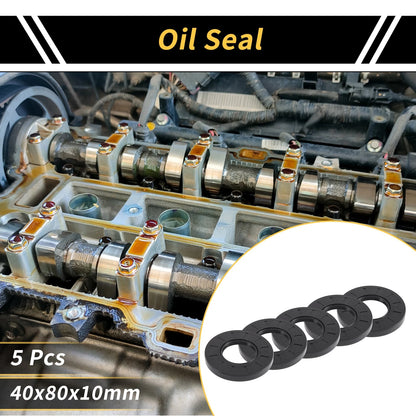Oil Seal 40x80x10mm NBR Rubber Rotary Shaft Seal for Make Model