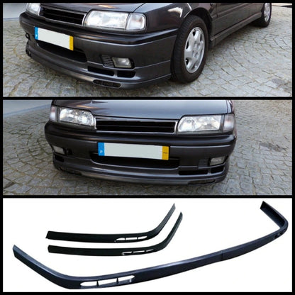 2 Piece Euro Front Bumper Splitter for Nissan Primera P10 (1990-1996)