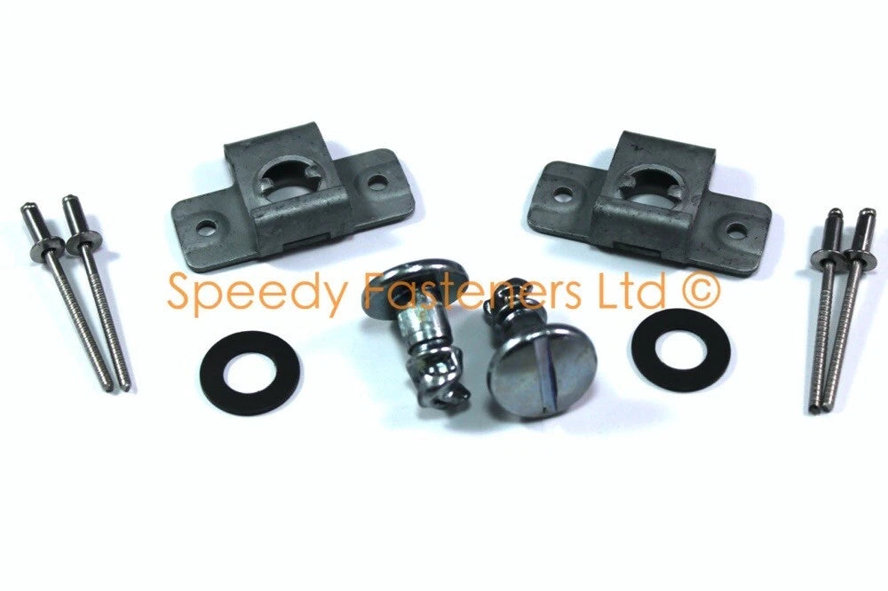 2x Fairing Bolts Dzus Studs 9x15 & Clips for Honda RVT1000R (2002-2006)