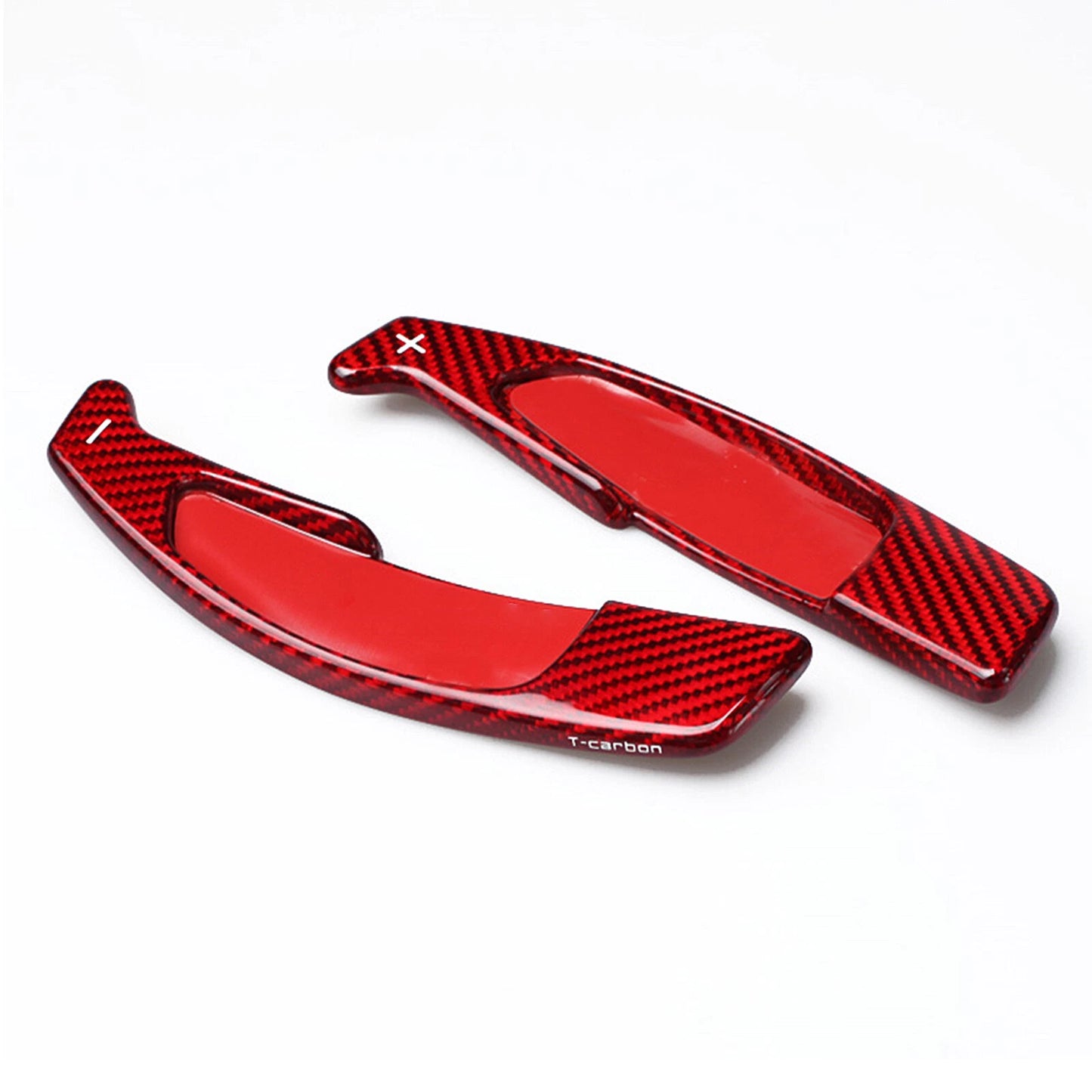 2 x Carbon Fiber Red Shift Paddle Extensions for AMG (2010-2012)