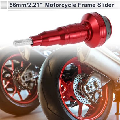 10mm Aluminum Alloy Motorcycle Slider Frame Bolt 1 Set Red for Make Model
