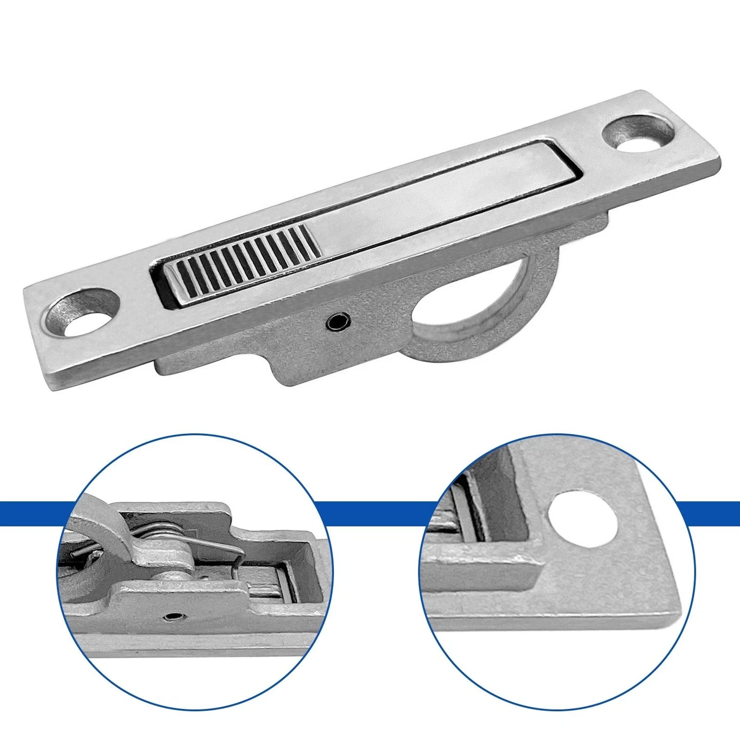 Marine Handle 316 Stainless Steel for Boats, 82x19x24.5mm