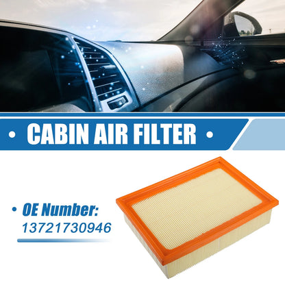 Car Cabin Air Filter & Engine Air Filter for BMW 323i Base Sedan (2000-2006)