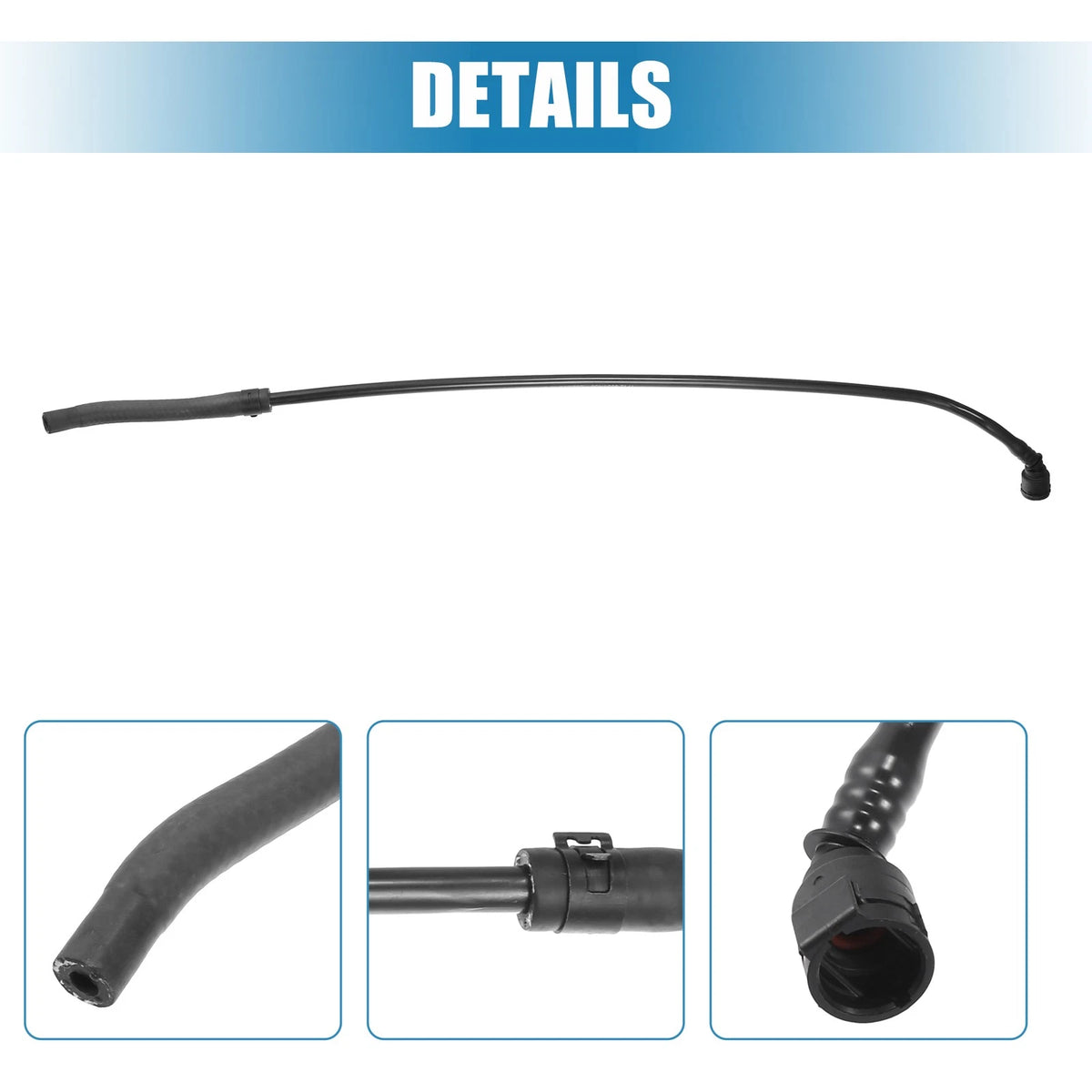 Radiator Expansion Tank Vent Line Hose 2.0L L4 for BMW 528i