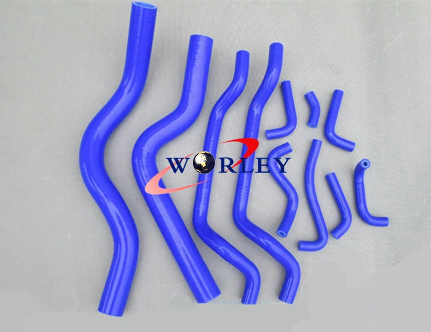 Silicone Radiator & Heater Hose for Mitsubishi Eclipse DSM 4G63T 1990-1994 Blue
