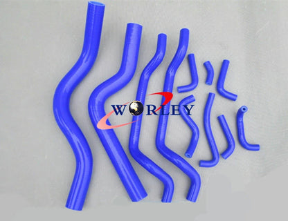 Silicone Radiator & Heater Hose for Mitsubishi Eclipse DSM 4G63T 1990-1994 Blue