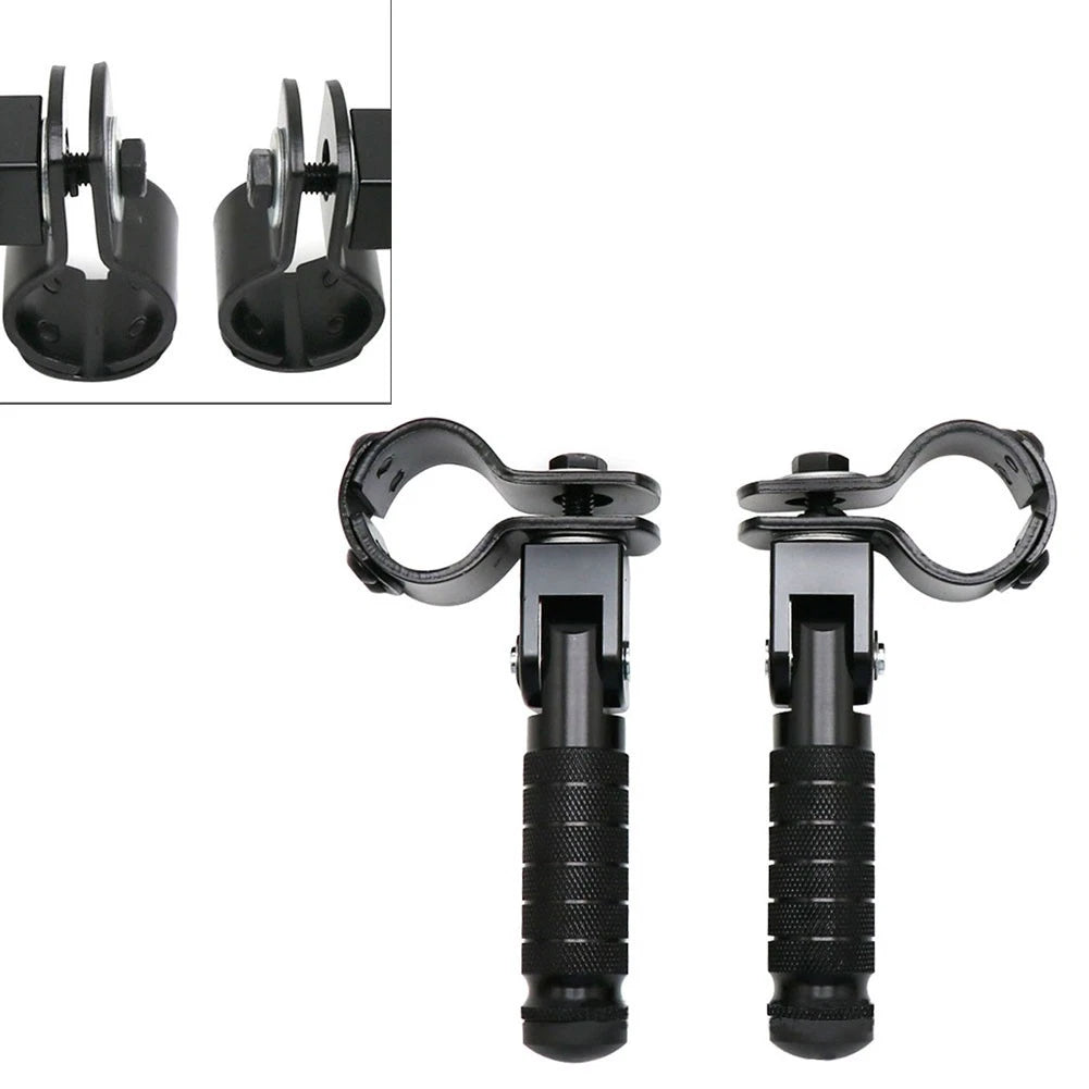 Folding Rearsets Foot Pegs for Motorbike Black CNC
