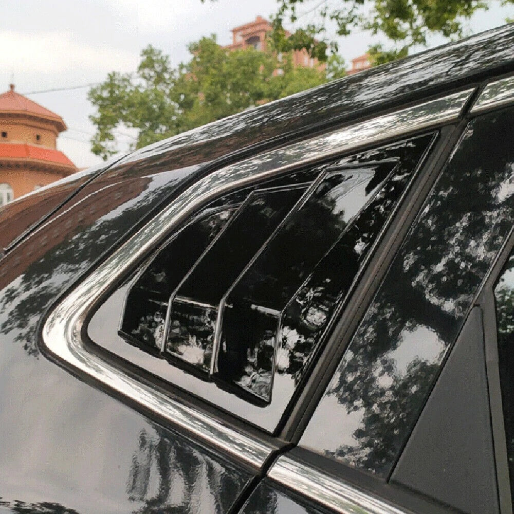 Carbon Fiber Rear Window Shutter Louver Cover for Qashqai J11 (2014-2021)