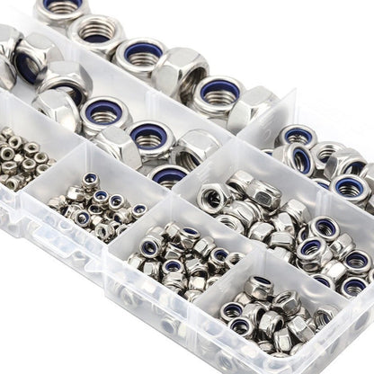 185 PCS Hexagon Socket Bolts Nuts Set for Home Repairs