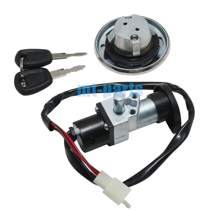 Ignition Switch Key Fuel Cap Lock Set for Harley-Davidson XG750 (16-20)