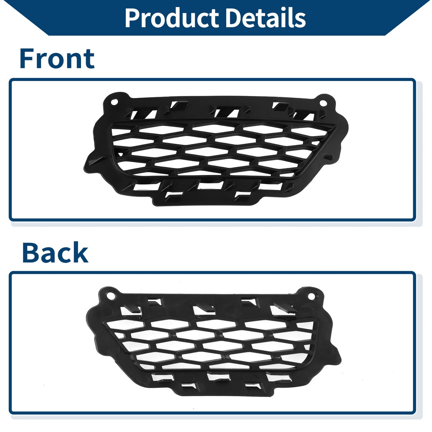 Front Right Fog Light Grill for Land Rover Range Rover Evoque (2012-2018)