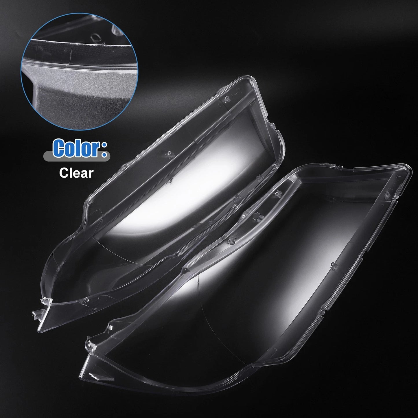 Clear Lens Covers for BMW 3 E90 E91 (2005-2012) - 1 Pair