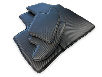 Carbon Leather Floor Mats for Bentley Continental GT (2004-2017) Tailored Set