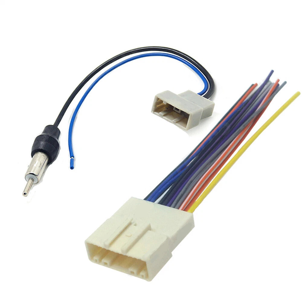 20 Pins Radio Audio Wire Harness Adapter for Infiniti Subaru Legacy Nissan 370Z (2008-2014)