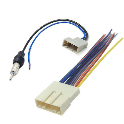 20 Pins Radio Audio Wire Harness Adapter for Infiniti Subaru Legacy Nissan 370Z (2008-2014)