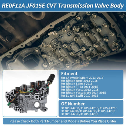 CVT Transmission Valve Body with Solenoid for Nissan (2007-2012)