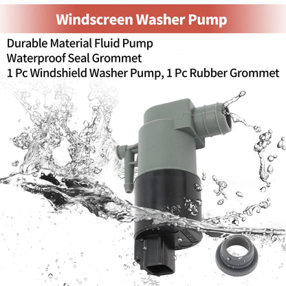 Windshield Washer Pump w/Grommet for Toyota Yaris (2006-2011)