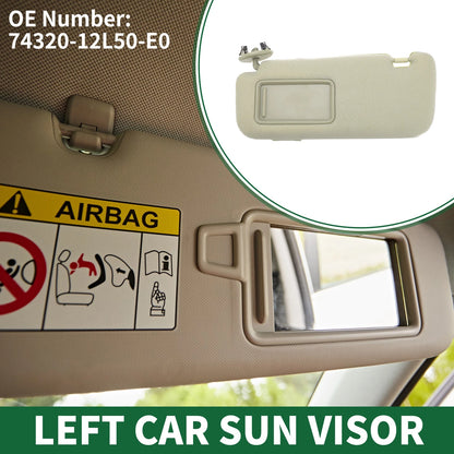 Left Sun Visor with Mirror for Toyota Corolla (2009-2013)