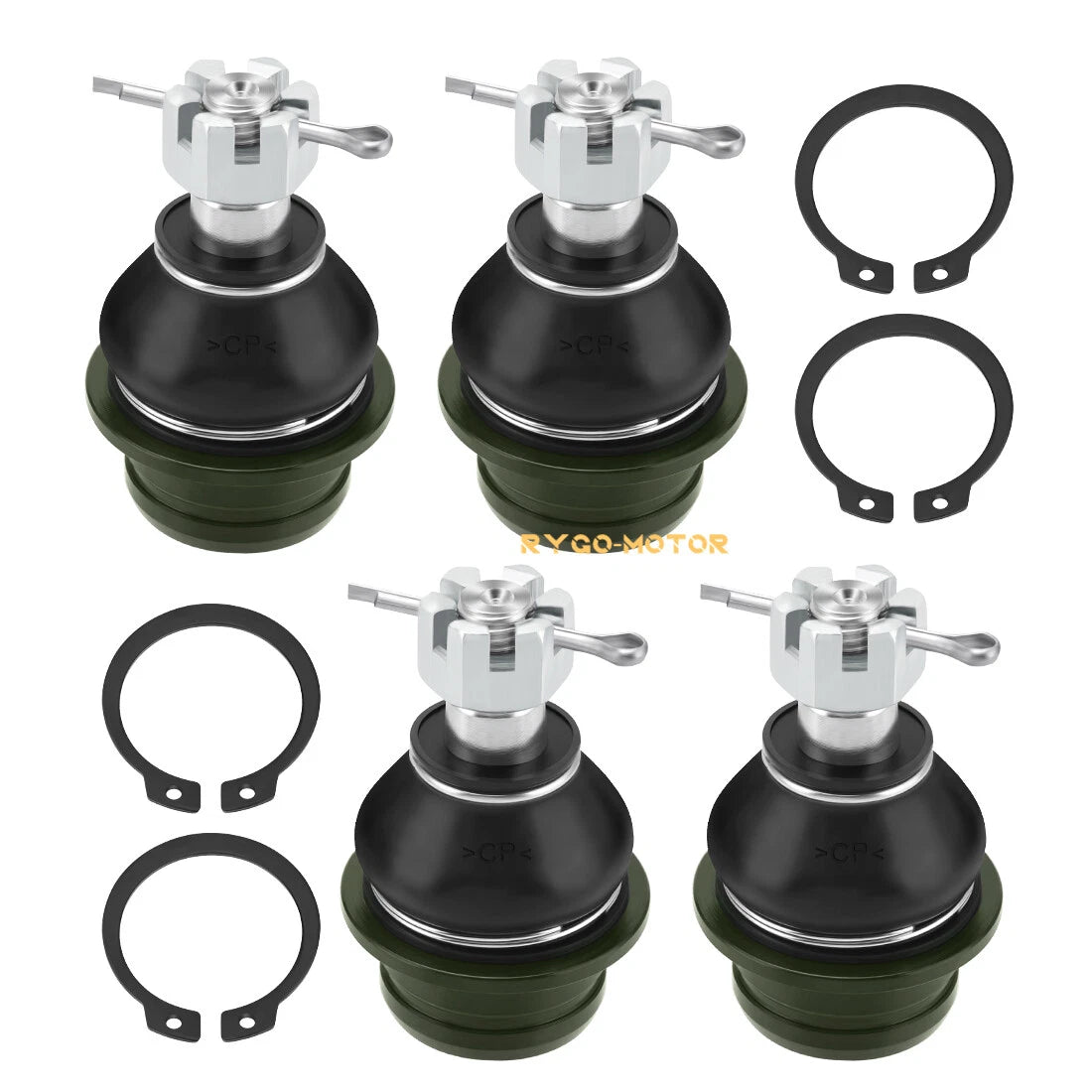 4 x Upper & Lower Ball Joints for Suzuki KingQuad 450/500/700/750 4x4 (2005–2023)