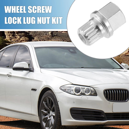 34/18PT Wheel Lock Lug Nut Kit with Socket Protector for BMW