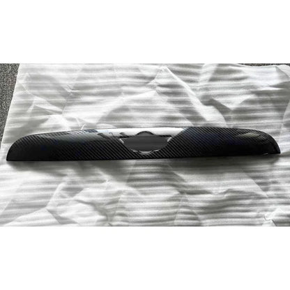 100% Carbon Fiber Rear Trunk Tailgate Handle Panel Trim for Mini F55/6/7 14-17