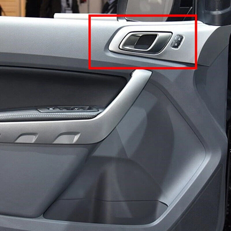 Interior Door Handle (Silver/Chrome) for Ford Ranger T6/7/8, Mazda BT50 (2012-2022)