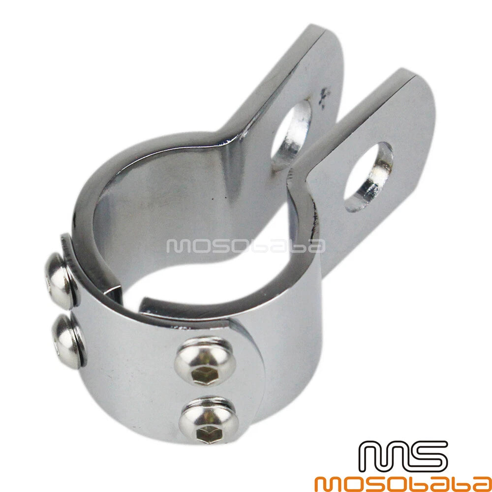1-1/2" Crash Bar Mounts Clamps for Harley, Honda, Yamaha, BMW
