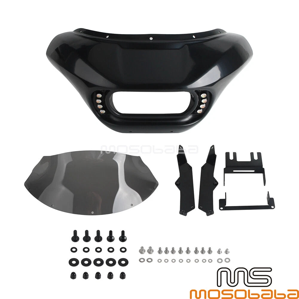 Front Fairing & Windshield Kit for Harley Softail Fat Bob 114 (2018-2023)