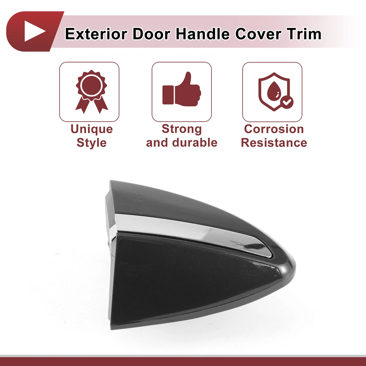 Exterior Door Handle Cover Trim for Toyota Corolla (2014-2018) Grey