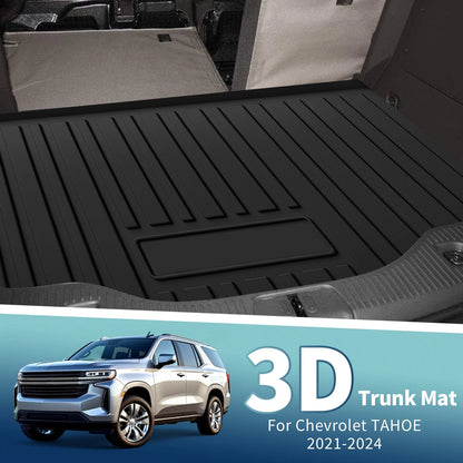 Flat Face Cargo Liner 1 Pc for Chevrolet Tahoe (2021-2024)