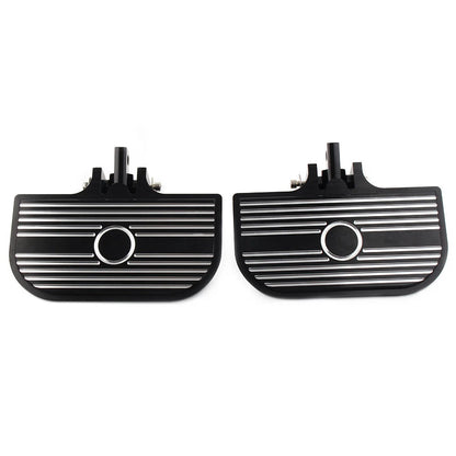 Passenger Floorboards Pedal Pads for Harley Heritage Springer Low Rider