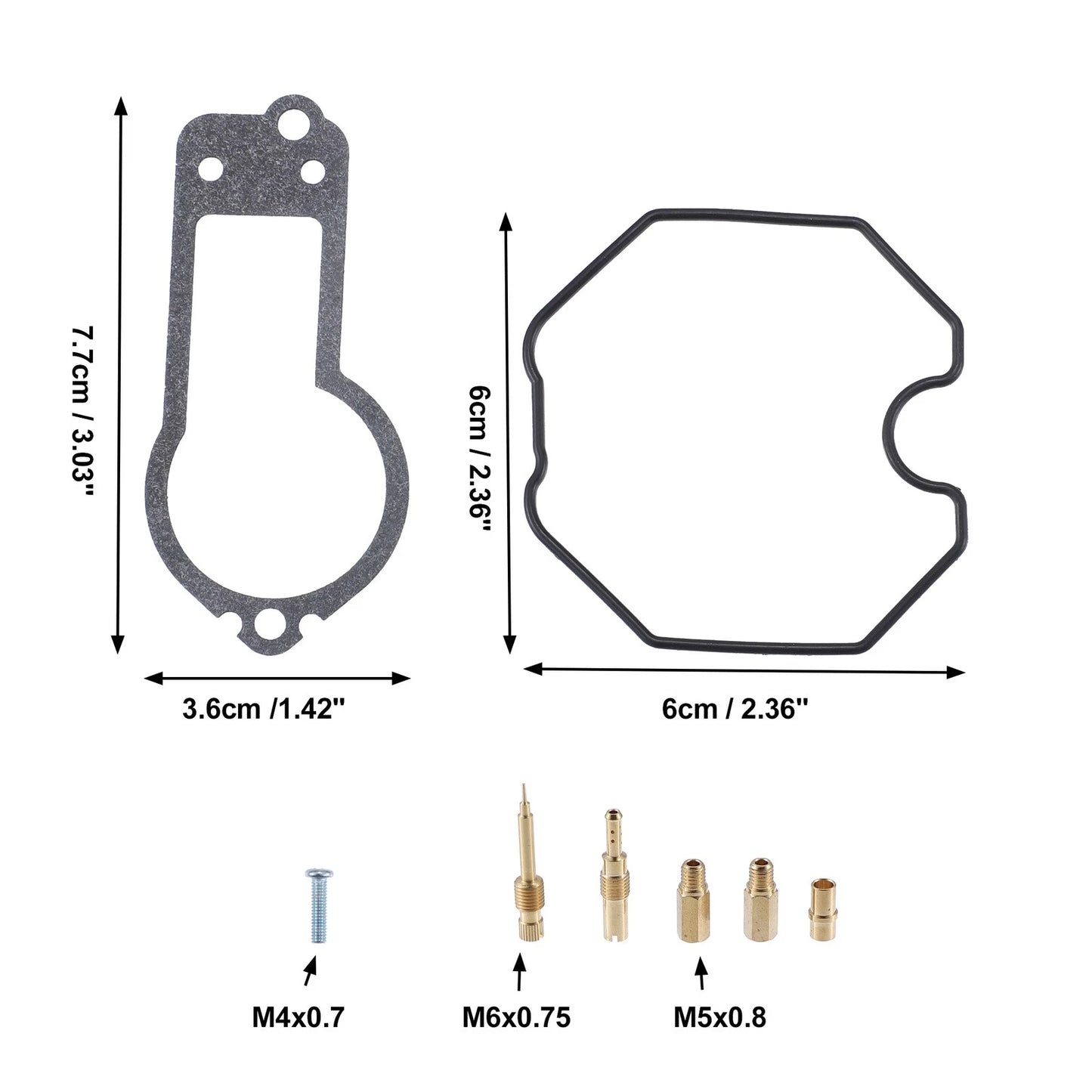 Rebuild Carburetor Metal Rubber for Honda CRF230F
