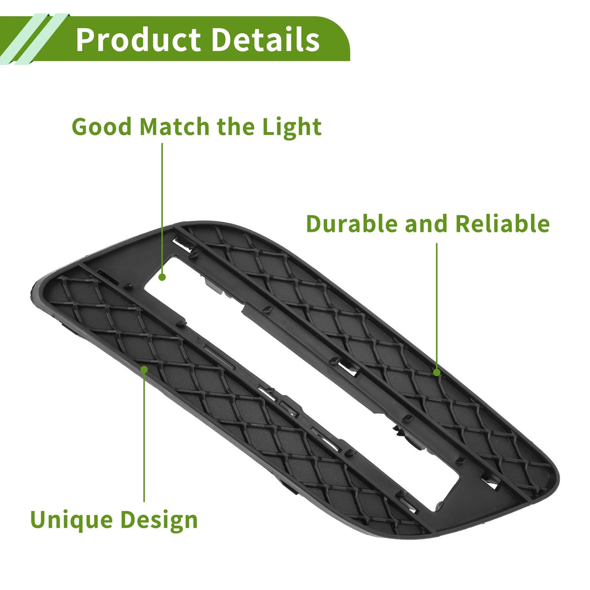 Front Right Fog Light Grill for Mercedes Benz ML550 (2012-2015)