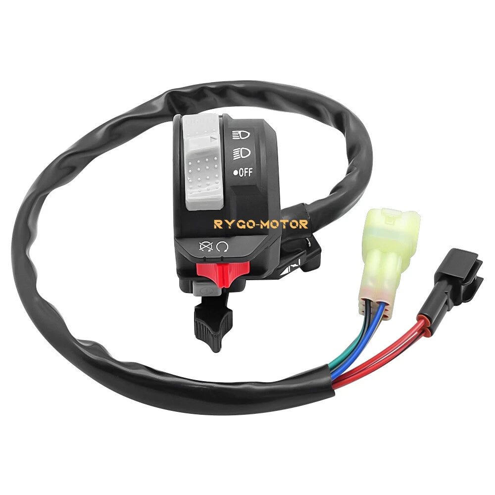 Left Handlebar Start Switch Headlight for Yamaha Raptor 350 660R YFM350 YFM660R