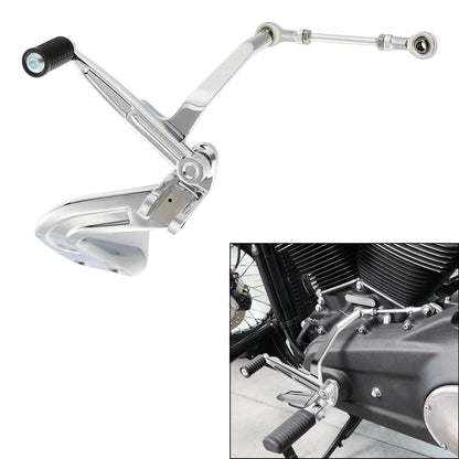 Chrome Mid Control Shift Side Set for Harley Sport Glide, Fat Bob, FXDR (18-25)